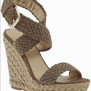 Stuart Weitzman Alex Crochet Wedges - As New
